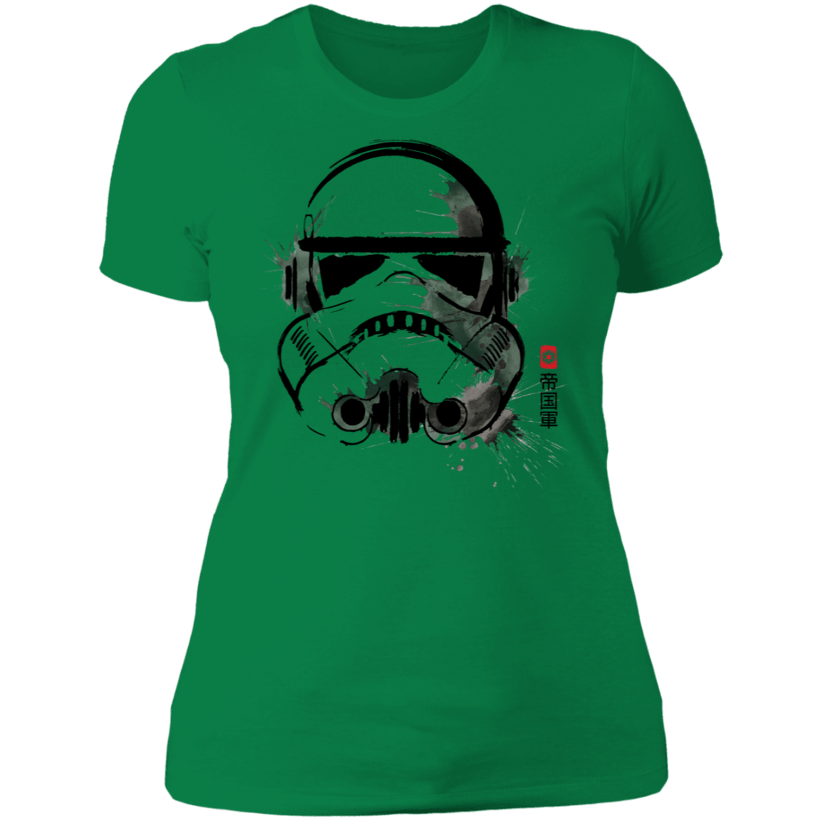 T-Shirts Kelly Green / S Water Color Troops Women's Premium T-Shirt