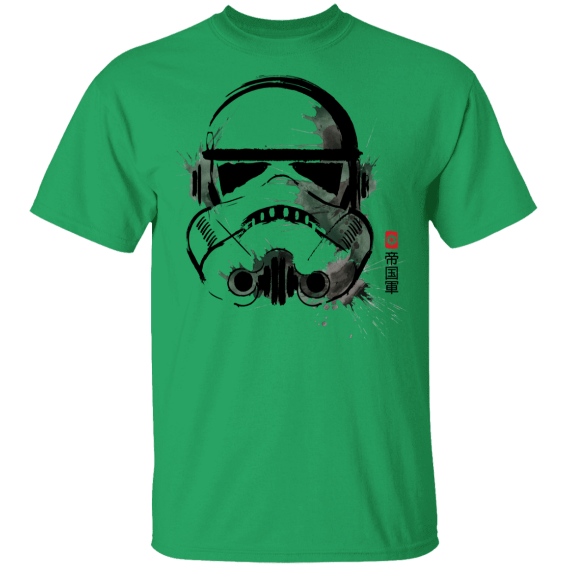 T-Shirts Irish Green / YXS Water Color Troops Youth T-Shirt