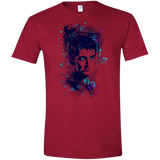 T-Shirts Cardinal Red / S Water Colors Tenth Doctor Men's Semi-Fitted Softstyle
