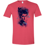 T-Shirts Heather Red / S Water Colors Tenth Doctor Men's Semi-Fitted Softstyle