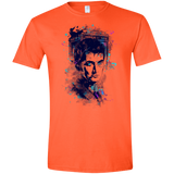 T-Shirts Orange / S Water Colors Tenth Doctor Men's Semi-Fitted Softstyle