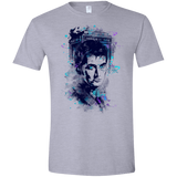 T-Shirts Sport Grey / X-Small Water Colors Tenth Doctor Men's Semi-Fitted Softstyle