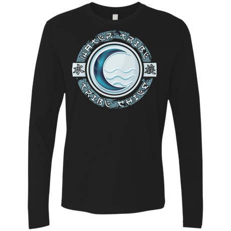 T-Shirts Black / Small Water Tribe Chief Men's Premium Long Sleeve