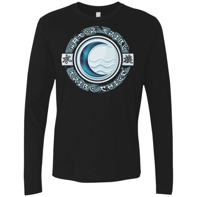 T-Shirts Black / Small Water Tribe Chief Men's Premium Long Sleeve
