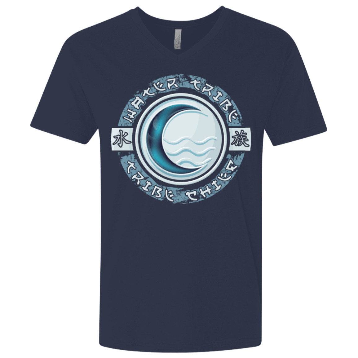 T-Shirts Midnight Navy / X-Small Water Tribe Chief Men's Premium V-Neck