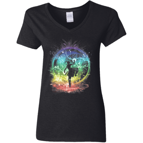 T-Shirts Black / S Water Tribe Storm Women's V-Neck T-Shirt