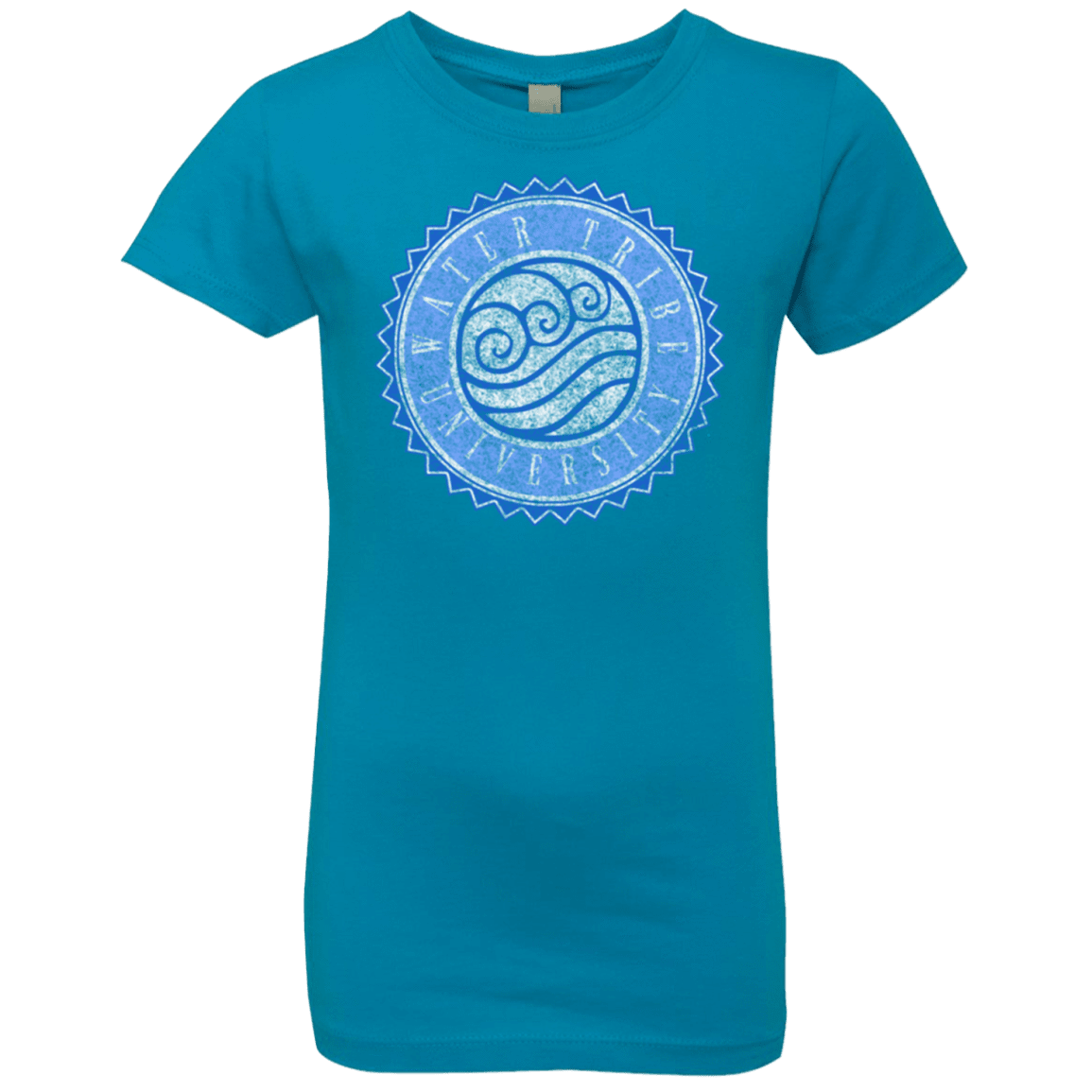 T-Shirts Turquoise / YXS Water tribe university Girls Premium T-Shirt