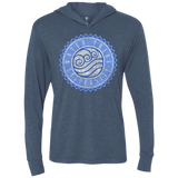 T-Shirts Indigo / X-Small Water tribe university Triblend Long Sleeve Hoodie Tee