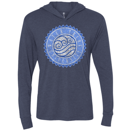 T-Shirts Vintage Navy / X-Small Water tribe university Triblend Long Sleeve Hoodie Tee