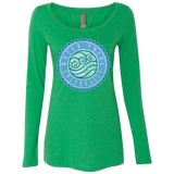 T-Shirts Envy / Small Water tribe university Women's Triblend Long Sleeve Shirt