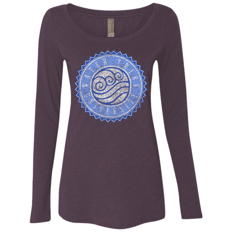 T-Shirts Vintage Purple / Small Water tribe university Women's Triblend Long Sleeve Shirt