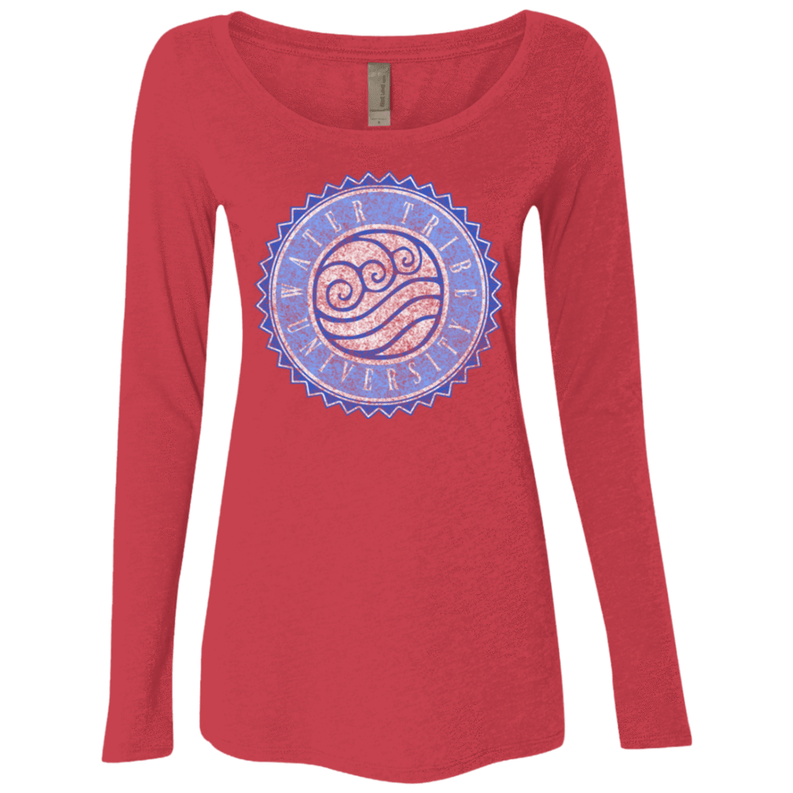 T-Shirts Vintage Red / Small Water tribe university Women's Triblend Long Sleeve Shirt