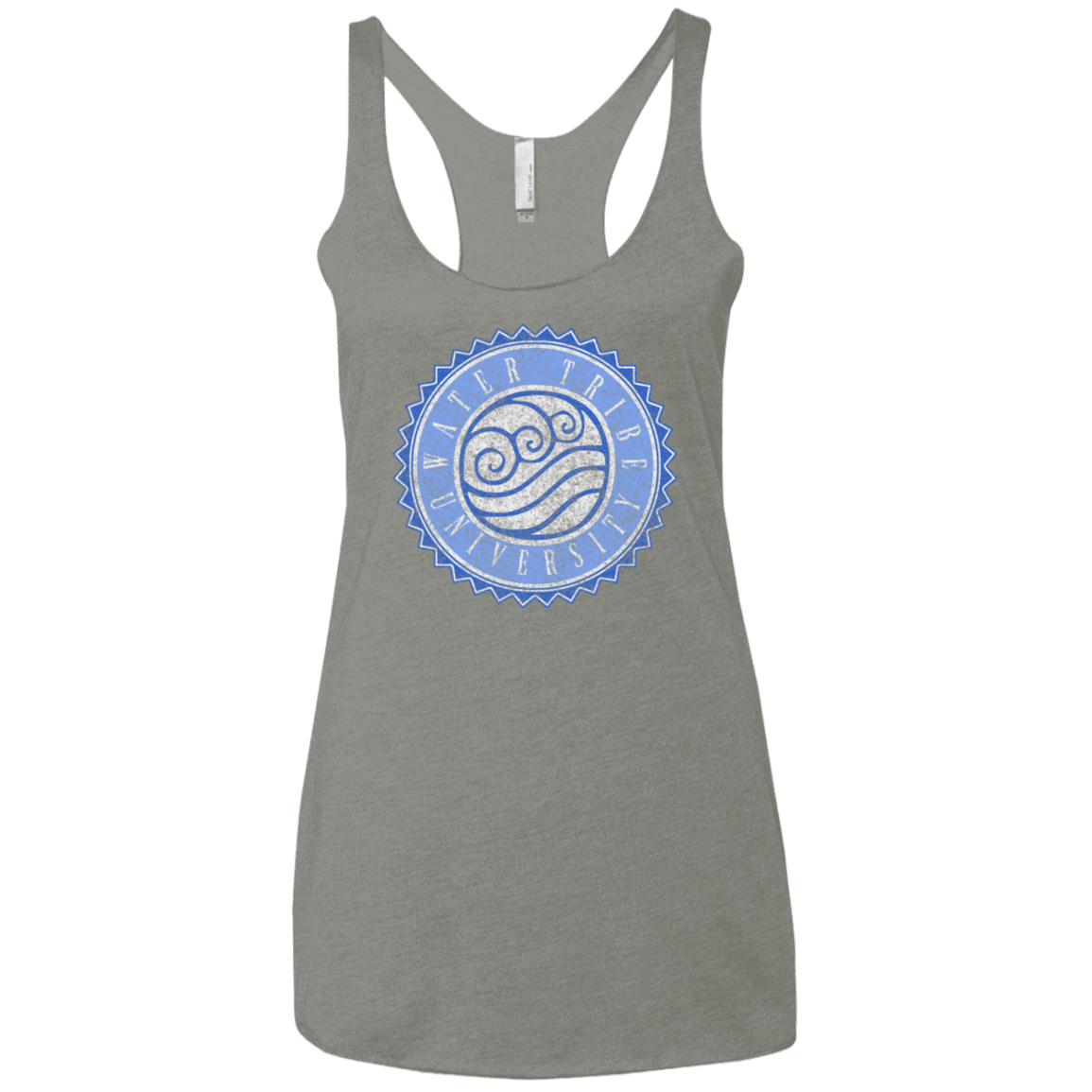 T-Shirts Venetian Grey / X-Small Water tribe university Women's Triblend Racerback Tank