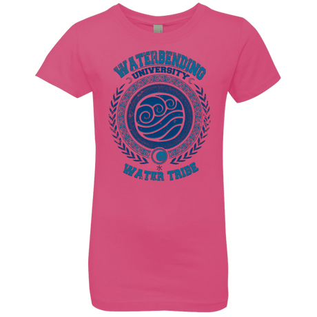 T-Shirts Hot Pink / YXS Waterbending University Girls Premium T-Shirt
