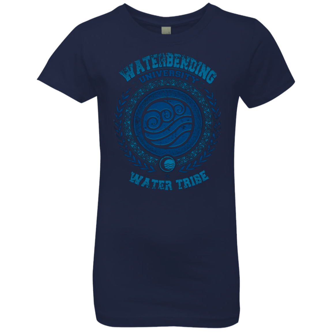 T-Shirts Midnight Navy / YXS Waterbending University Girls Premium T-Shirt