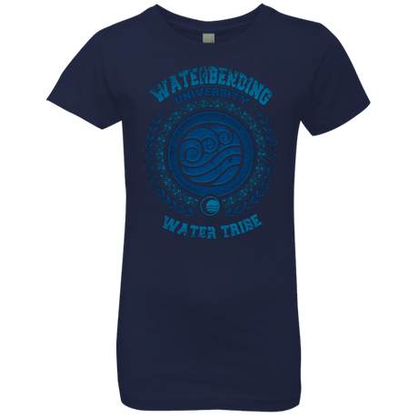 T-Shirts Midnight Navy / YXS Waterbending University Girls Premium T-Shirt