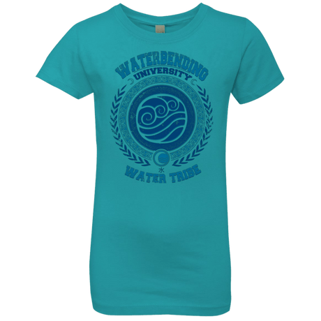 T-Shirts Tahiti Blue / YXS Waterbending University Girls Premium T-Shirt