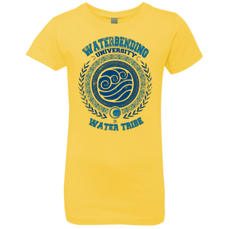 T-Shirts Vibrant Yellow / YXS Waterbending University Girls Premium T-Shirt