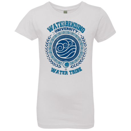 T-Shirts White / YXS Waterbending University Girls Premium T-Shirt