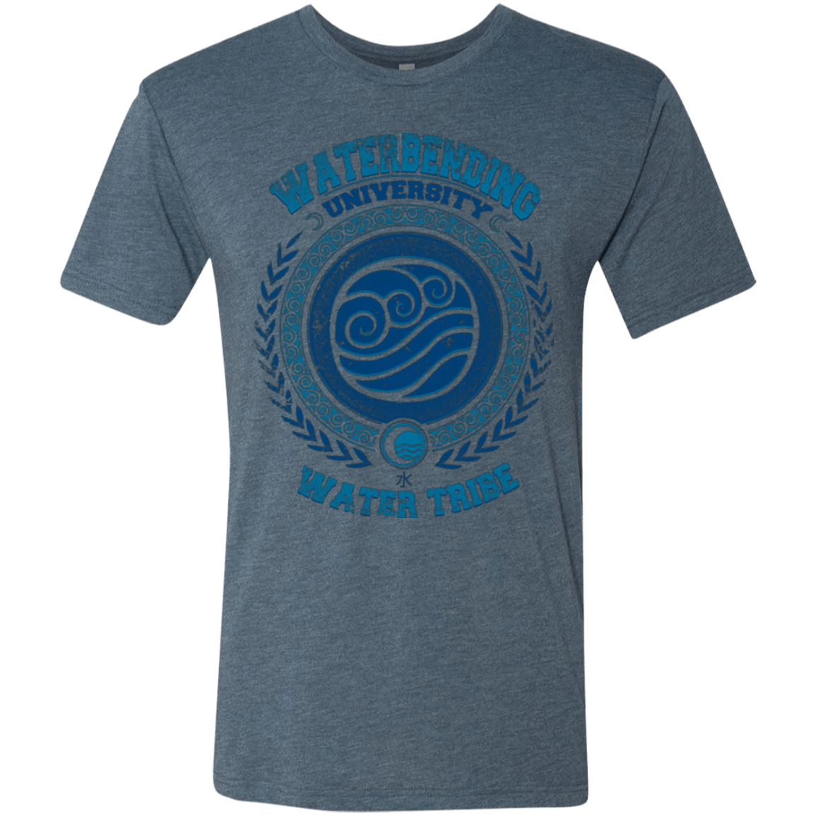 T-Shirts Indigo / Small Waterbending University Men's Triblend T-Shirt