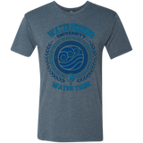 T-Shirts Indigo / Small Waterbending University Men's Triblend T-Shirt
