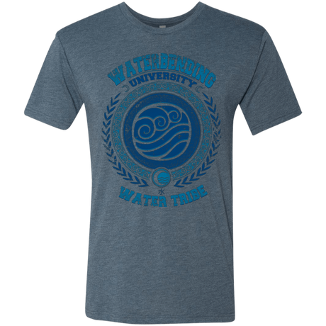 T-Shirts Indigo / Small Waterbending University Men's Triblend T-Shirt