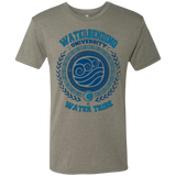 T-Shirts Venetian Grey / Small Waterbending University Men's Triblend T-Shirt