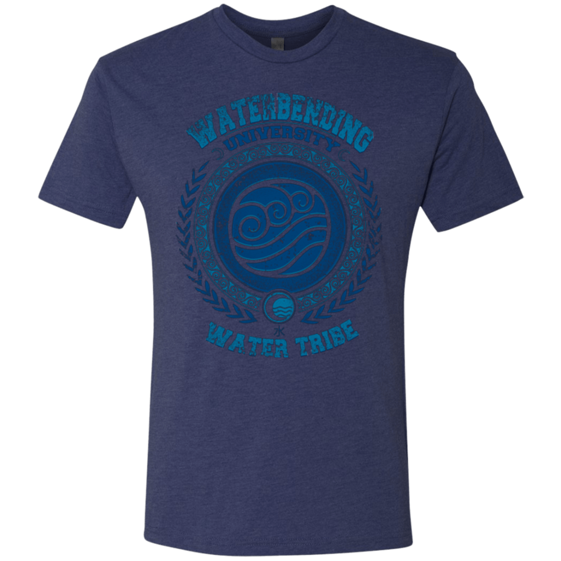T-Shirts Vintage Navy / Small Waterbending University Men's Triblend T-Shirt