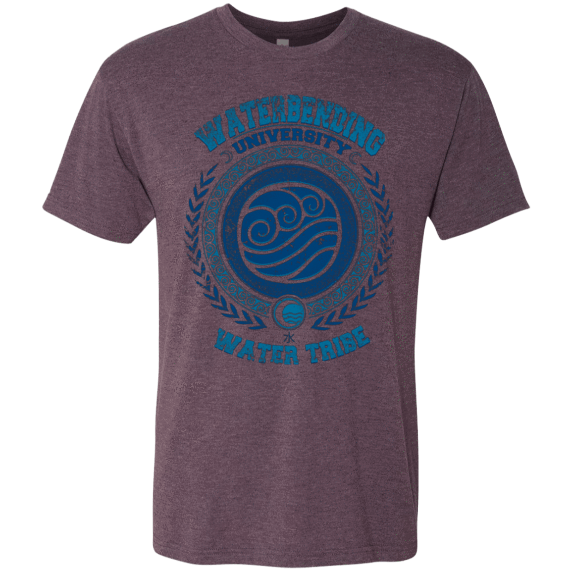 T-Shirts Vintage Purple / Small Waterbending University Men's Triblend T-Shirt