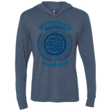 T-Shirts Indigo / X-Small Waterbending University Triblend Long Sleeve Hoodie Tee