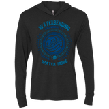 T-Shirts Vintage Black / X-Small Waterbending University Triblend Long Sleeve Hoodie Tee