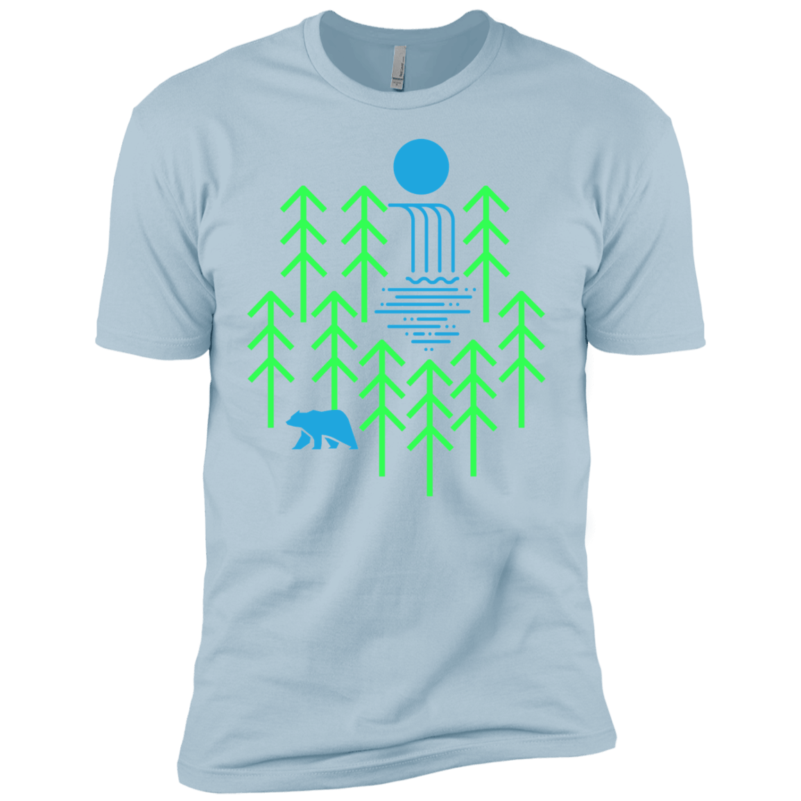 Waterfall Lake Boys Premium T-Shirt
