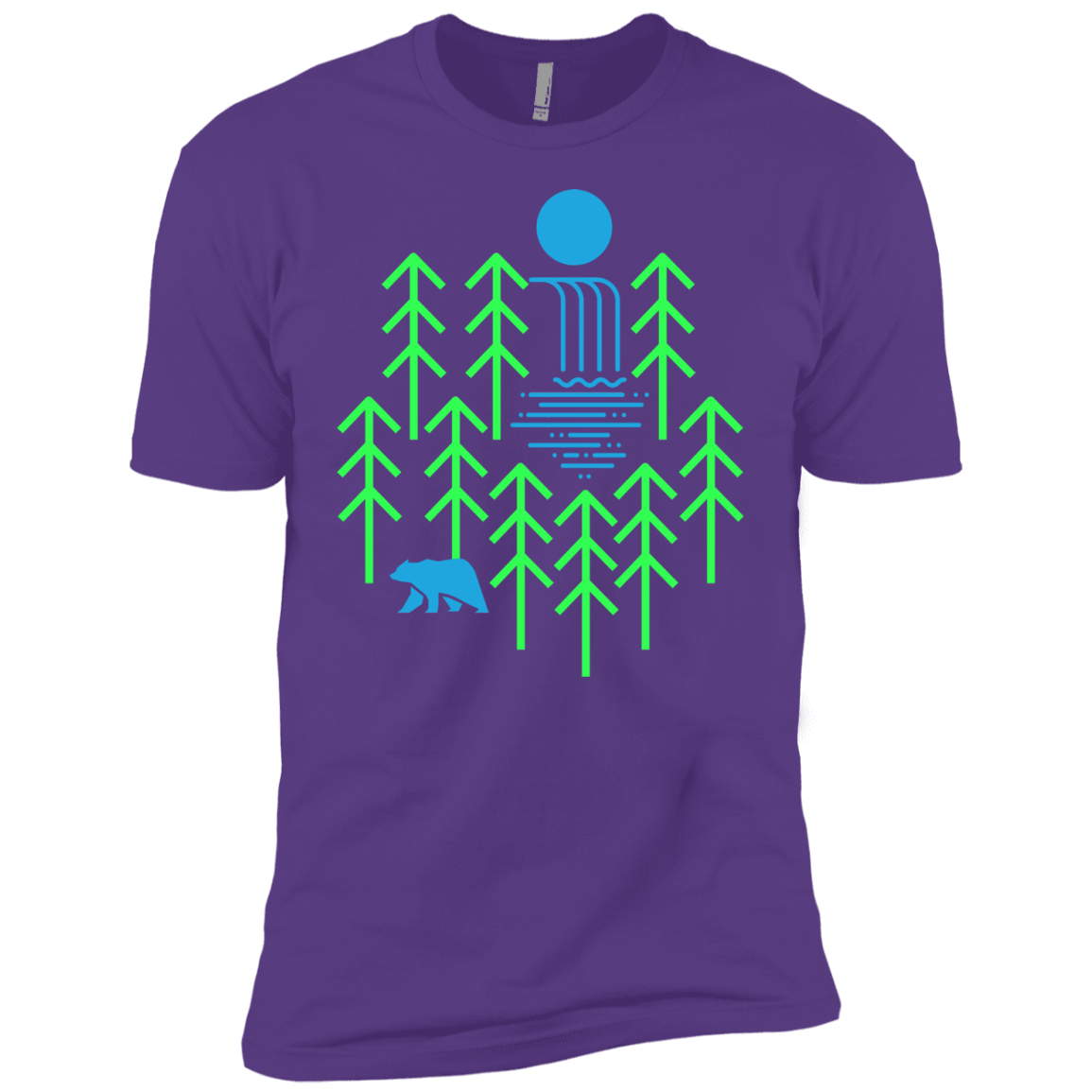 Waterfall Lake Boys Premium T-Shirt