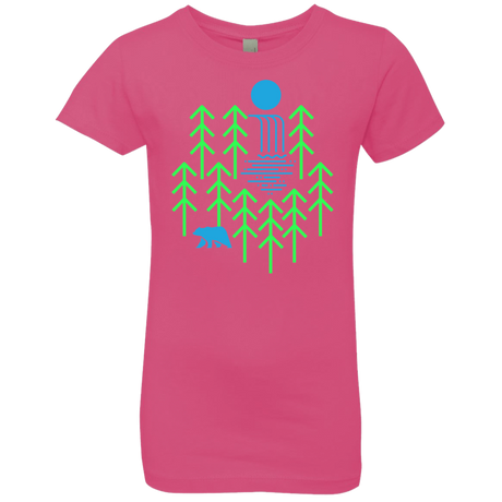 T-Shirts Hot Pink / YXS Waterfall Lake Girls Premium T-Shirt