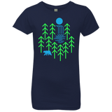 T-Shirts Midnight Navy / YXS Waterfall Lake Girls Premium T-Shirt