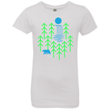 T-Shirts White / YXS Waterfall Lake Girls Premium T-Shirt