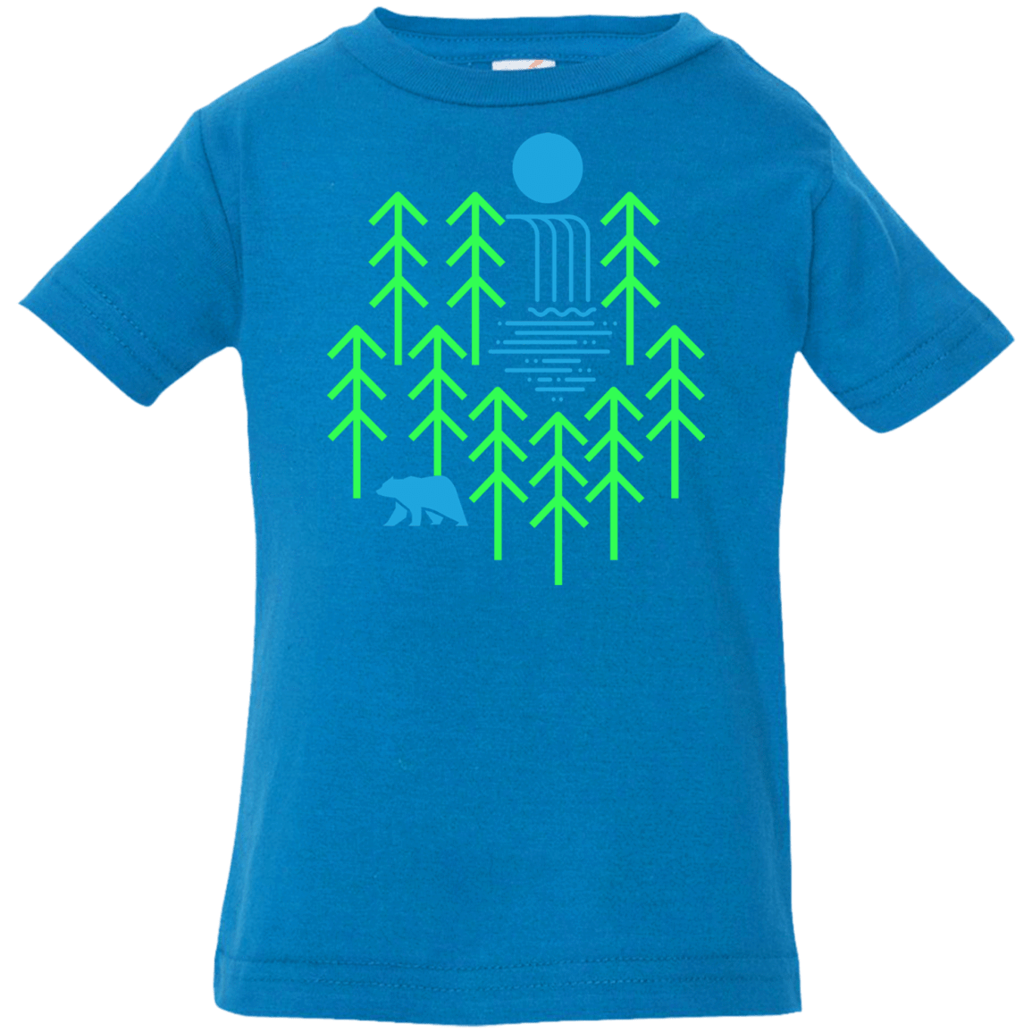 T-Shirts Cobalt / 6 Months Waterfall Lake Infant Premium T-Shirt