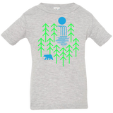 T-Shirts Heather Grey / 6 Months Waterfall Lake Infant Premium T-Shirt