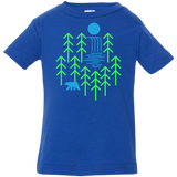 T-Shirts Royal / 6 Months Waterfall Lake Infant Premium T-Shirt