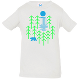 T-Shirts White / 6 Months Waterfall Lake Infant Premium T-Shirt