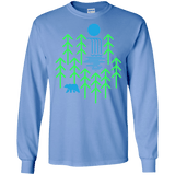 Waterfall Lake Men's Long Sleeve T-Shirt