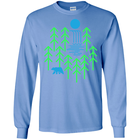 Waterfall Lake Men's Long Sleeve T-Shirt