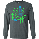 Waterfall Lake Men's Long Sleeve T-Shirt