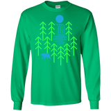 Waterfall Lake Men's Long Sleeve T-Shirt