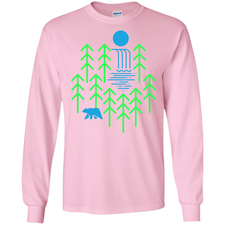 Waterfall Lake Men's Long Sleeve T-Shirt