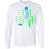 Waterfall Lake Men's Long Sleeve T-Shirt