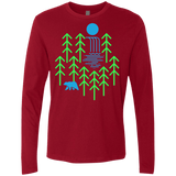 Waterfall Lake Men's Premium Long Sleeve