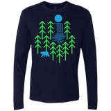 Waterfall Lake Men's Premium Long Sleeve
