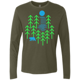 Waterfall Lake Men's Premium Long Sleeve