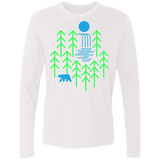 Waterfall Lake Men's Premium Long Sleeve